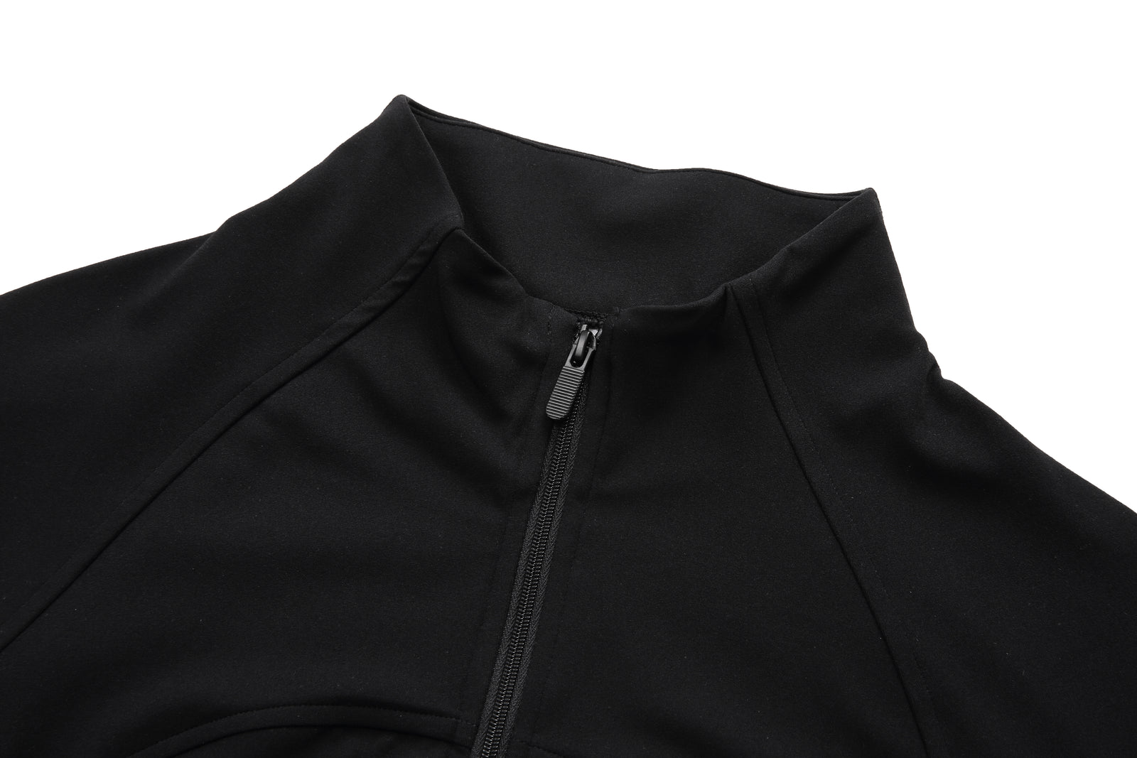 NULS Second-Skin High-Neck Jacket studio styling - women's yoga activewear by Lepeins