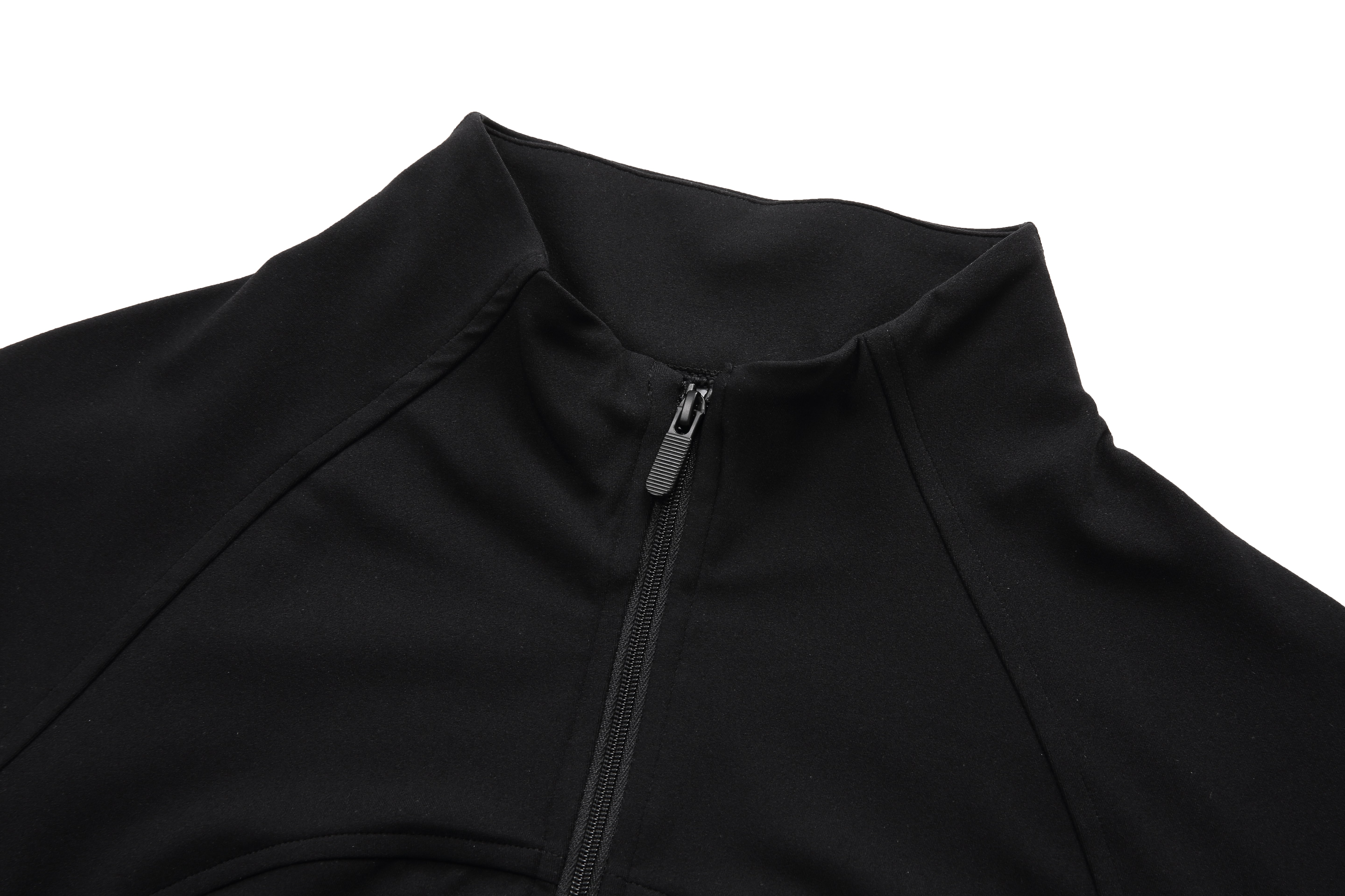 NULS Second-Skin High-Neck Jacket studio styling - women's yoga activewear by Lepeins