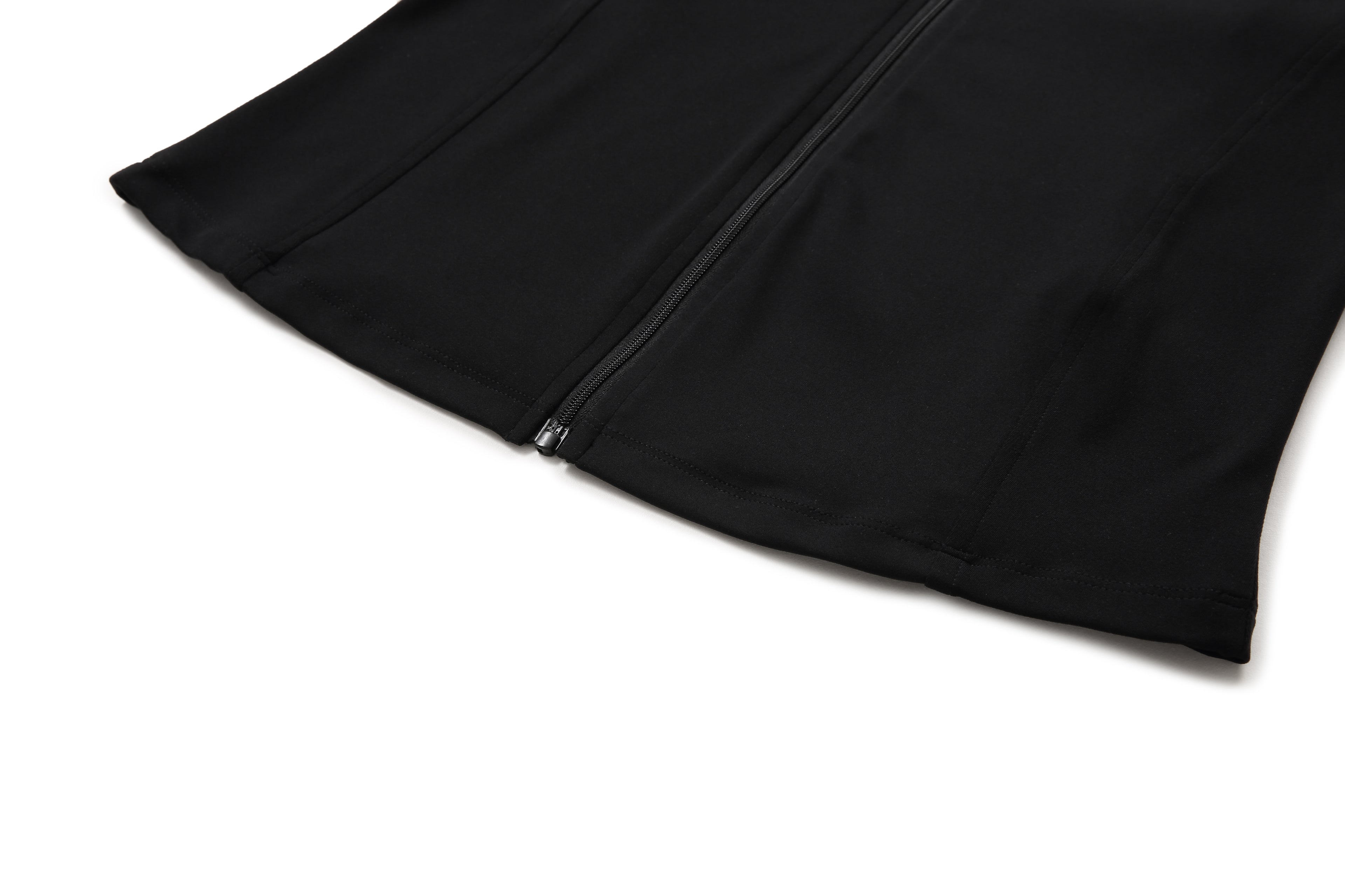 Second-Skin High-Neck Active Jacket | Ultra-Quiet 80/20 Fabric with Thumbhole Sleeves