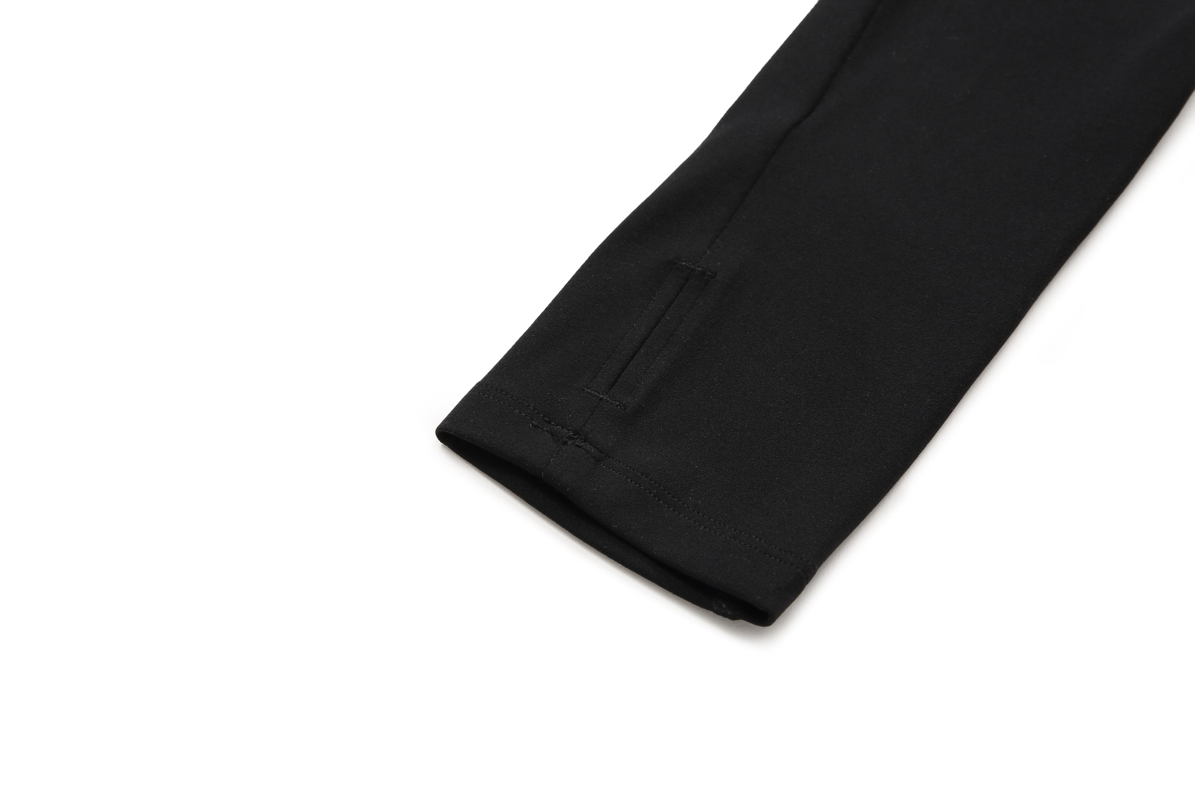 Second-Skin High-Neck Active Jacket | Ultra-Quiet 80/20 Fabric with Thumbhole Sleeves