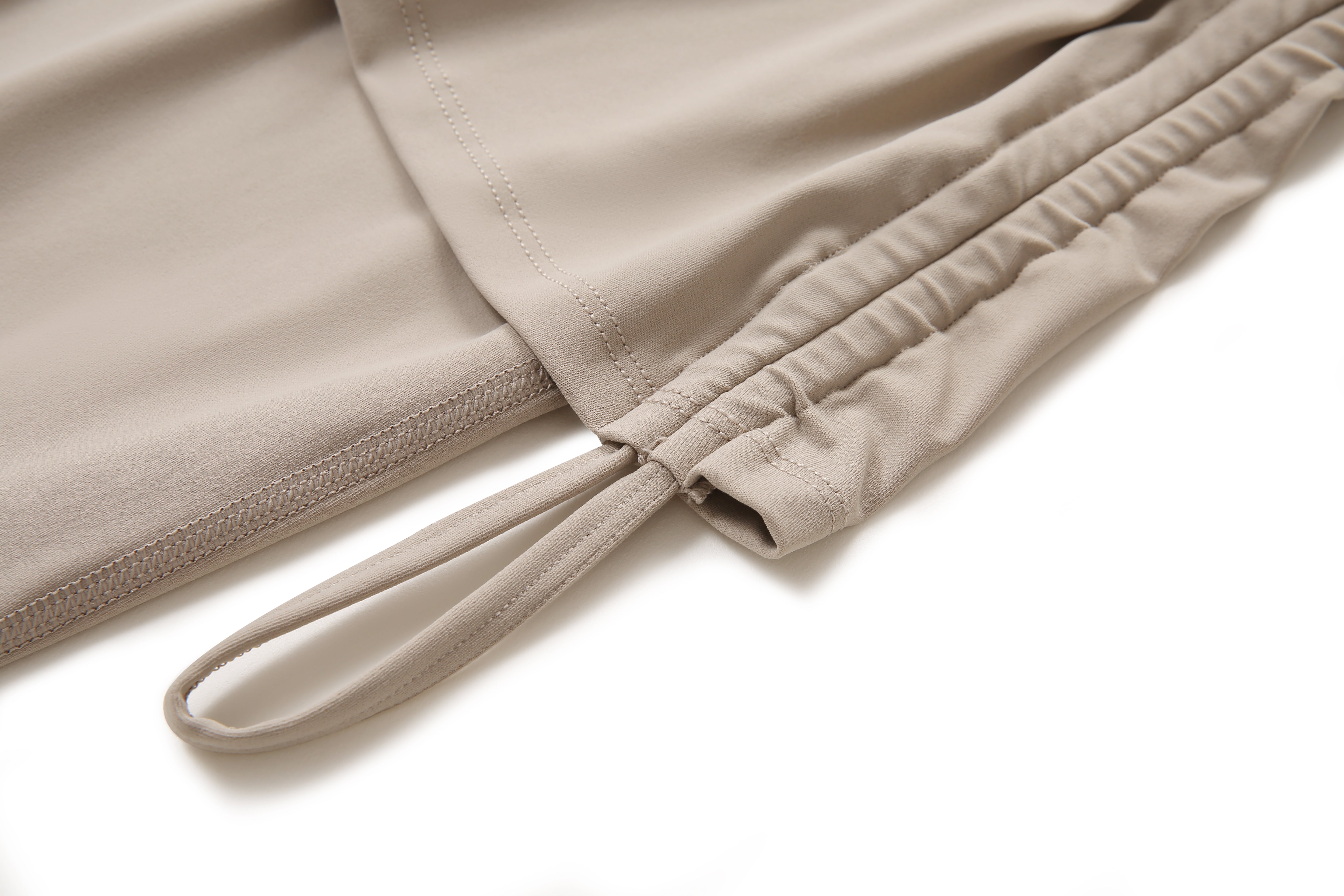 NULS Ruched Skirted Yoga Flare Pants side view - women's yoga activewear by Lepeins
