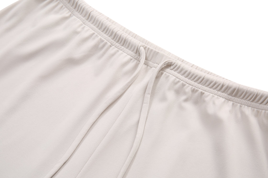 Soft NULS Wide-Leg Lounge Pants - Low-Rise Fluid Fit