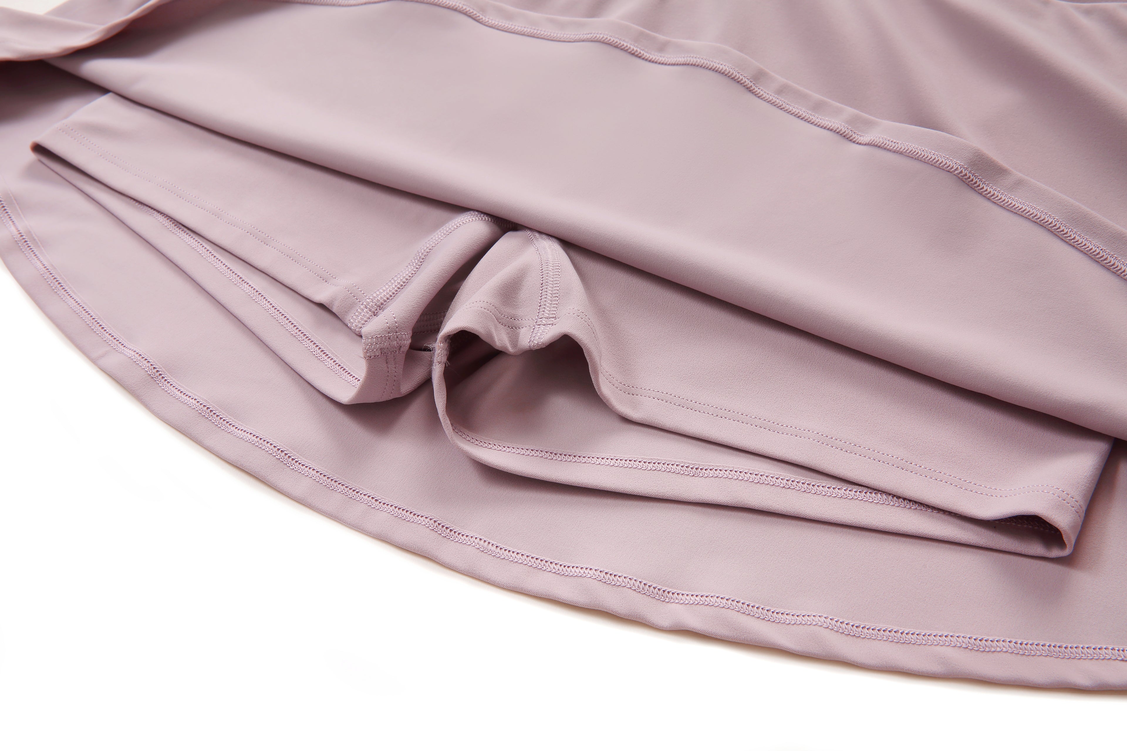 NULS High-Waisted Active Skort - Built-In Shorts & Peach Contour