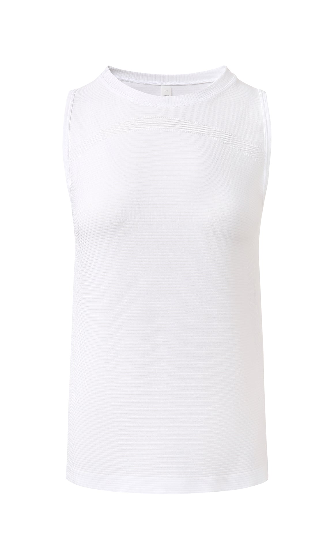NULS Seamless Breeze Workout Tank front view - women's yoga activewear by Lepeins