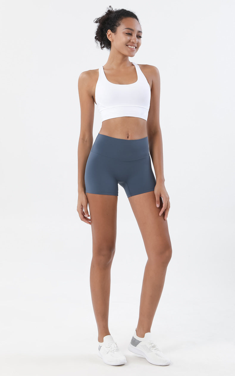 PeachLift Air: High-Waist Seamless Yoga Shorts