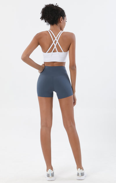 PeachLift Air: High-Waist Seamless Yoga Shorts