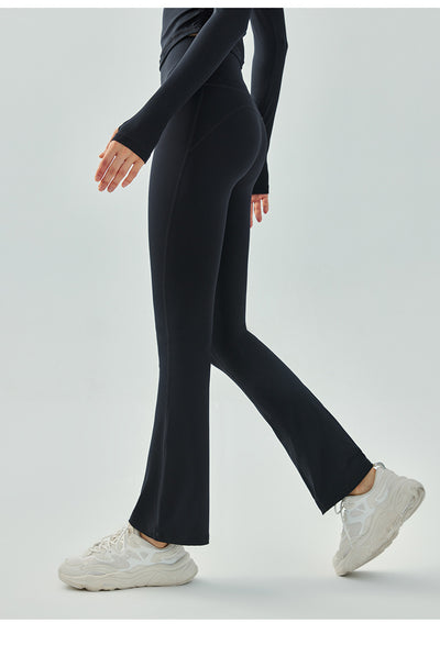 SculptFlare Grace: High-Waist Yoga Pants