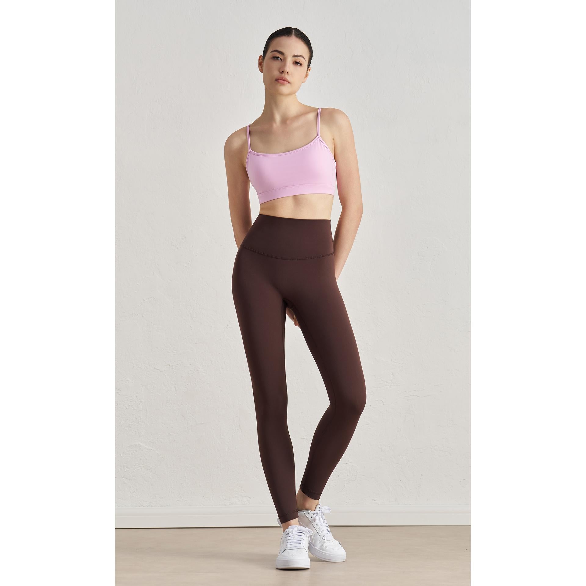 NULS Slim-Strap Studio Sports Bra main product view - Lepeins sports bra for yoga, Pilates and daily movement