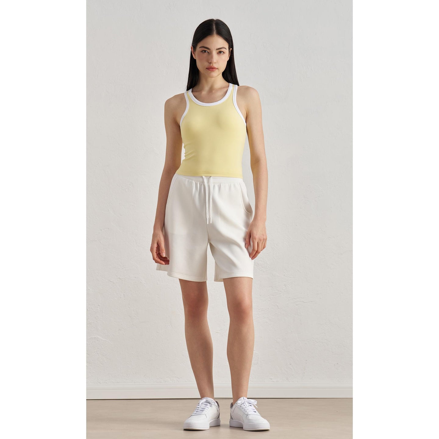 New I-Shaped Beautiful Back Sports Bra for Women - Contrasting Color Splicing Yoga Vest