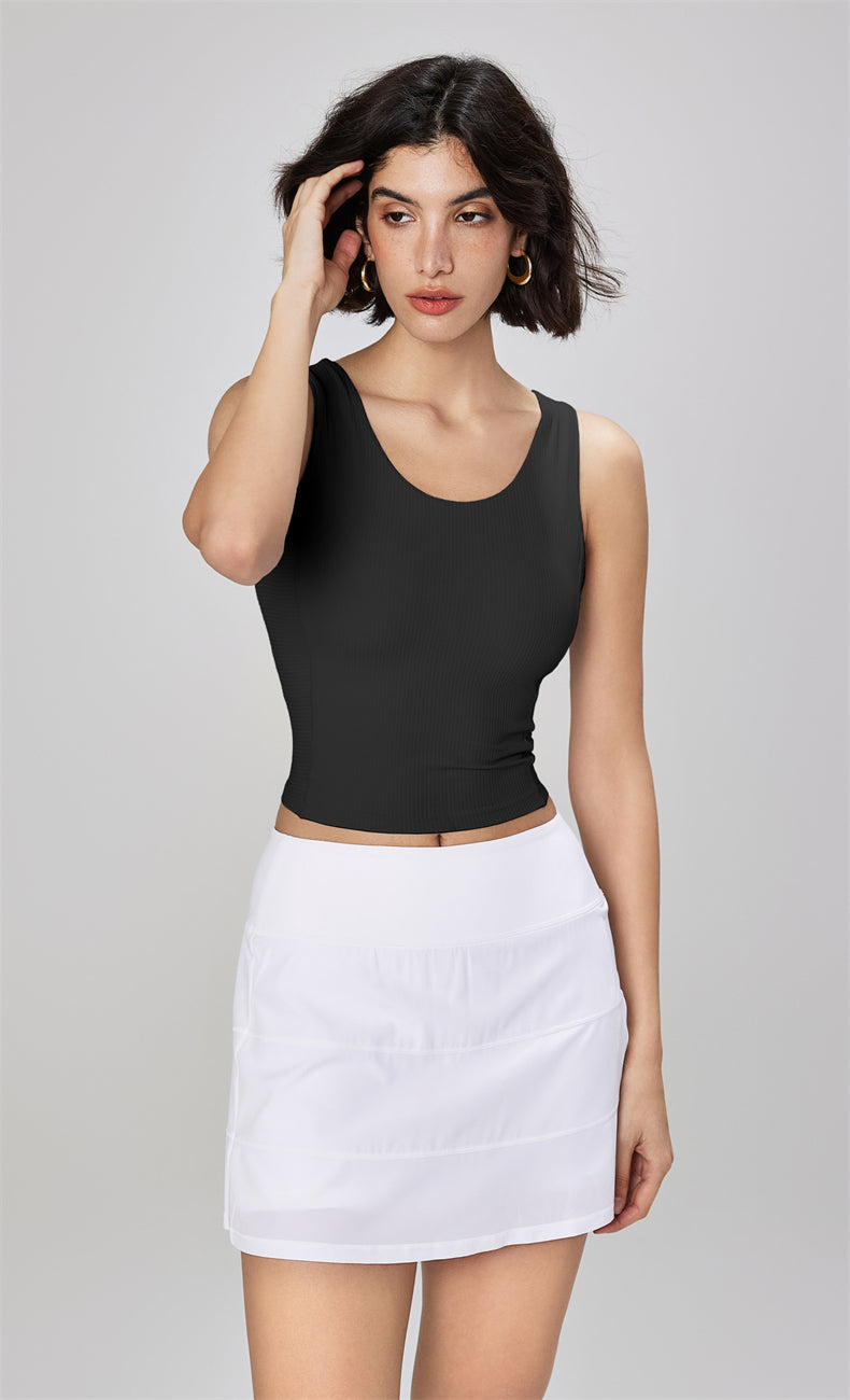 Nuls Ribbed Bare Feel Sports Bra