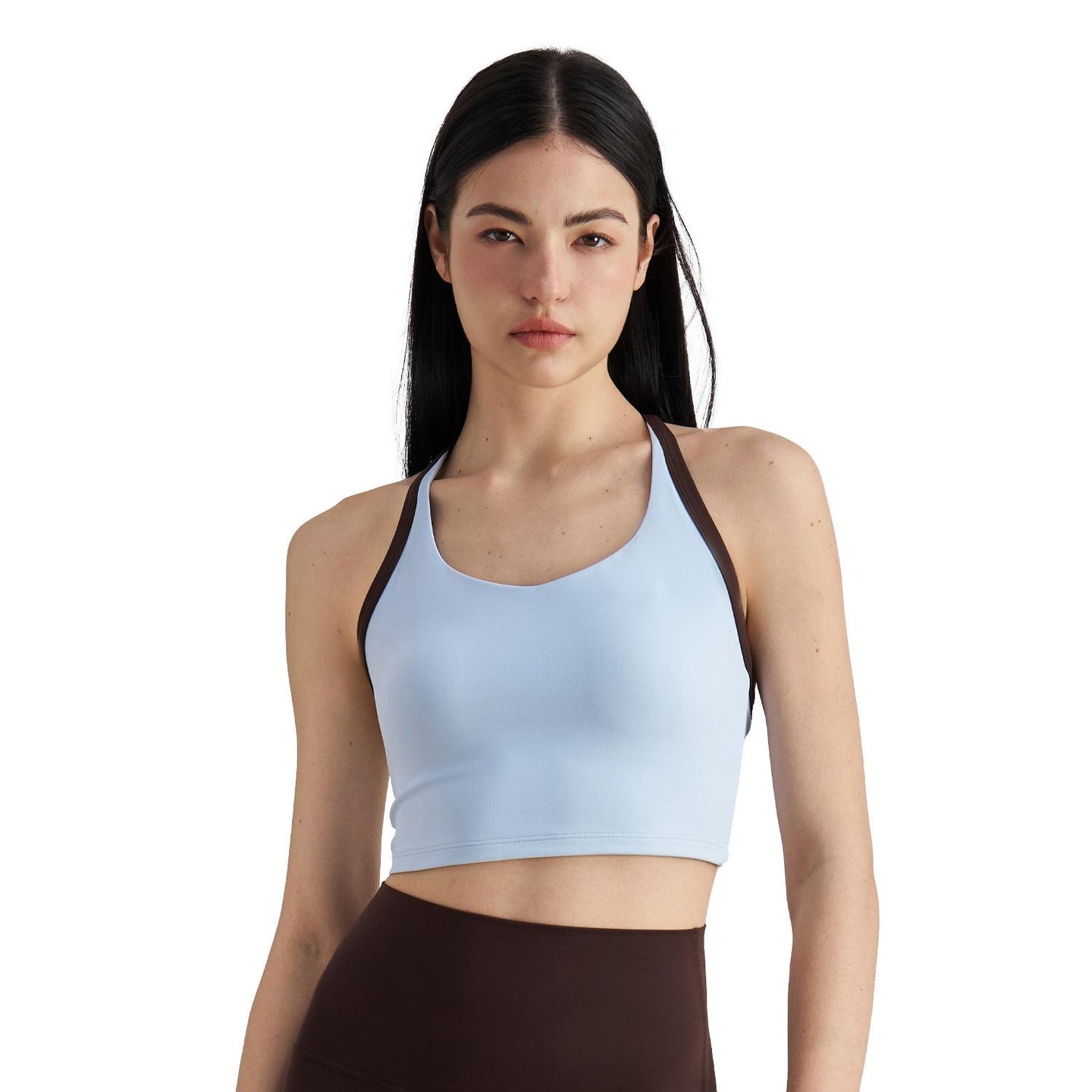 NULS American neck sports underwear women's summer European and American beauty back fitness bra running pilates yoga vest