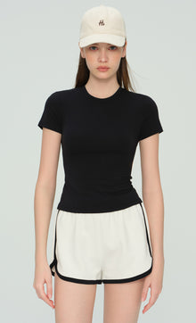 Sculpt-Fit Short Sleeve Yoga Tee