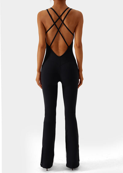 SculptFlex One-Piece: Flared Activewear Bodysuit