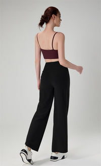 SlimFit High-Rise Straight-Leg Yoga Pants - Tummy Control & Butt-Lifting | Lepeins