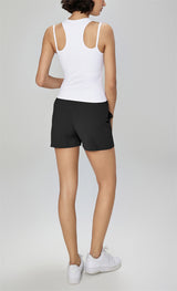 High-Waist Yoga Shorts