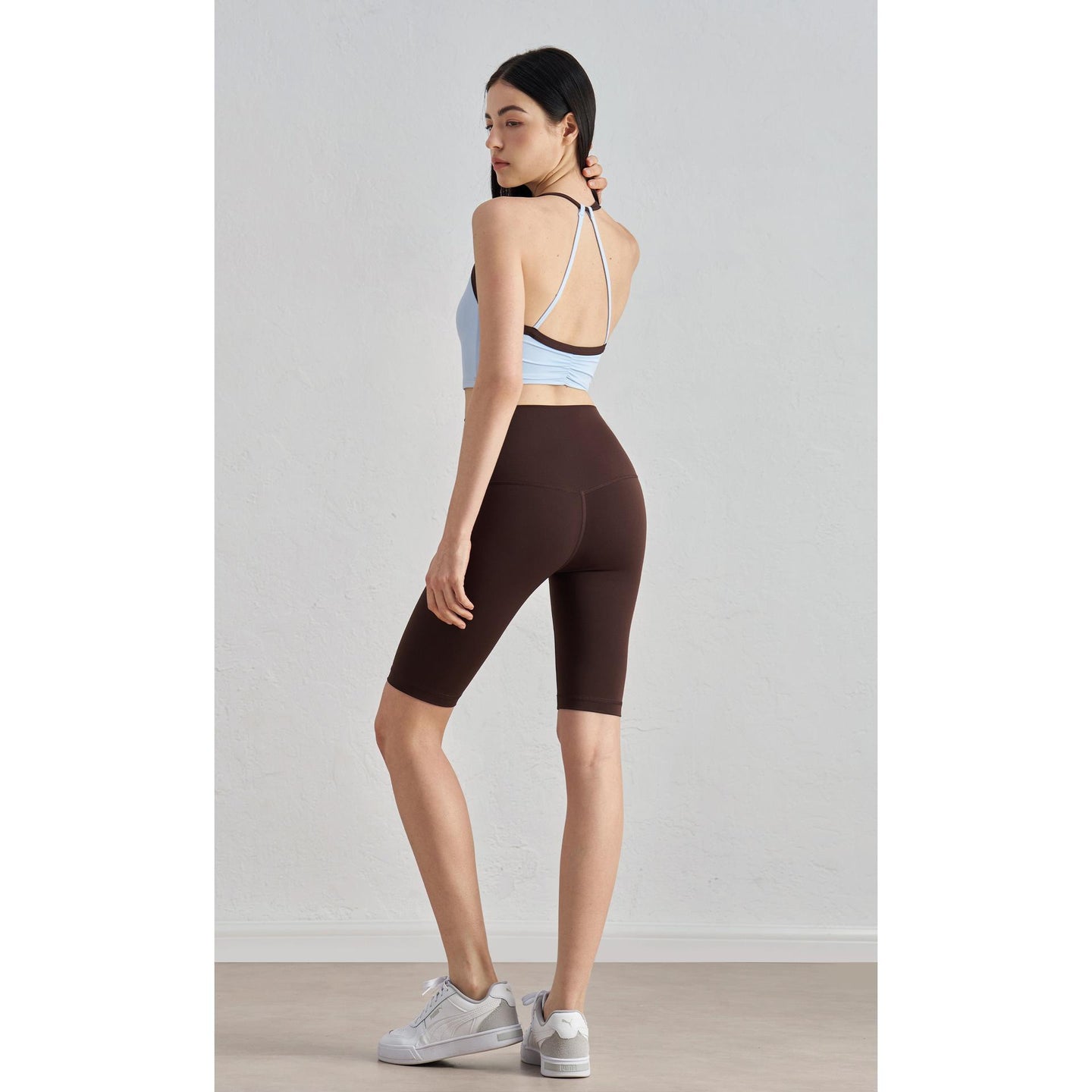 NULS American Neck Sports Bra for Women - Beautiful Back Fitness Vest