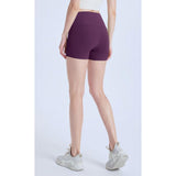 NULS Peach Hip Yoga Shorts Women's Two Points High Waist Hip Lift Running Sports Cycling Pants Pilates Fitness