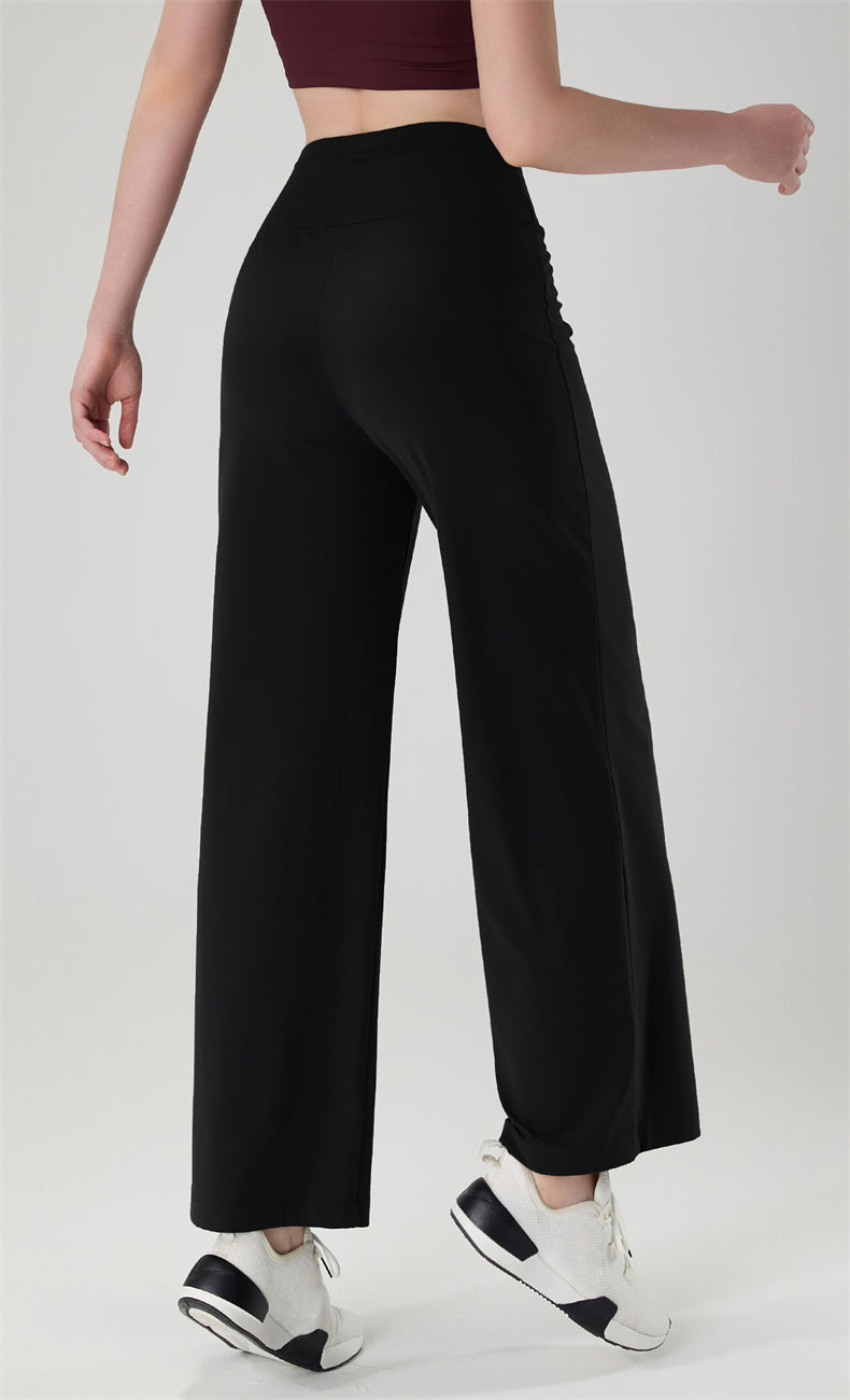 High-Rise Straight-Leg Fitness Pants