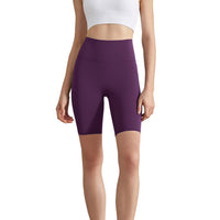 Antibacterial yoga shorts women's summer high waist hip lift sports cycling pants wear Pilates training clothes fitness three-point pants