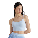 Naked removable yoga vest women's kinky back sports underwear running training fitness bra ebb top