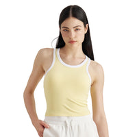 New I-shaped beautiful back sports underwear women's nudity breathable contrasting color splicing yoga vest Pilates fitness bra
