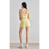 Naked removable yoga vest women's kinky back sports underwear running training fitness bra ebb top
