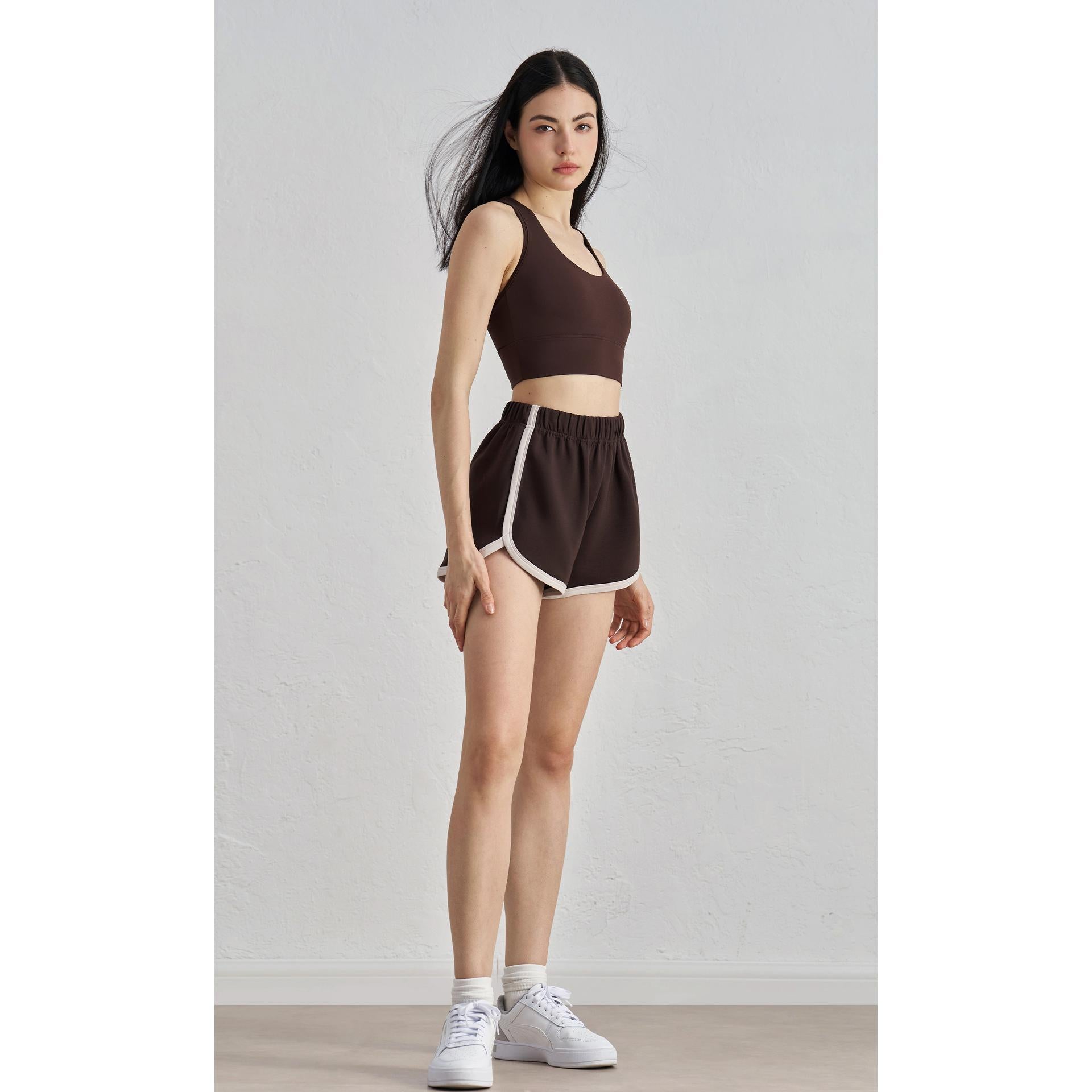 NU fixed cup sports underwear yoga clothes top I-shaped beautiful back yoga vest with chest pad fitness bra top