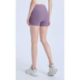 NULS Peach Hip Yoga Shorts Women's Two Points High Waist Hip Lift Running Sports Cycling Pants Pilates Fitness