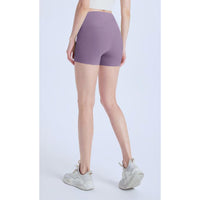 NULS Peach Hip Yoga Shorts Women's Two Points High Waist Hip Lift Running Sports Cycling Pants Pilates Fitness