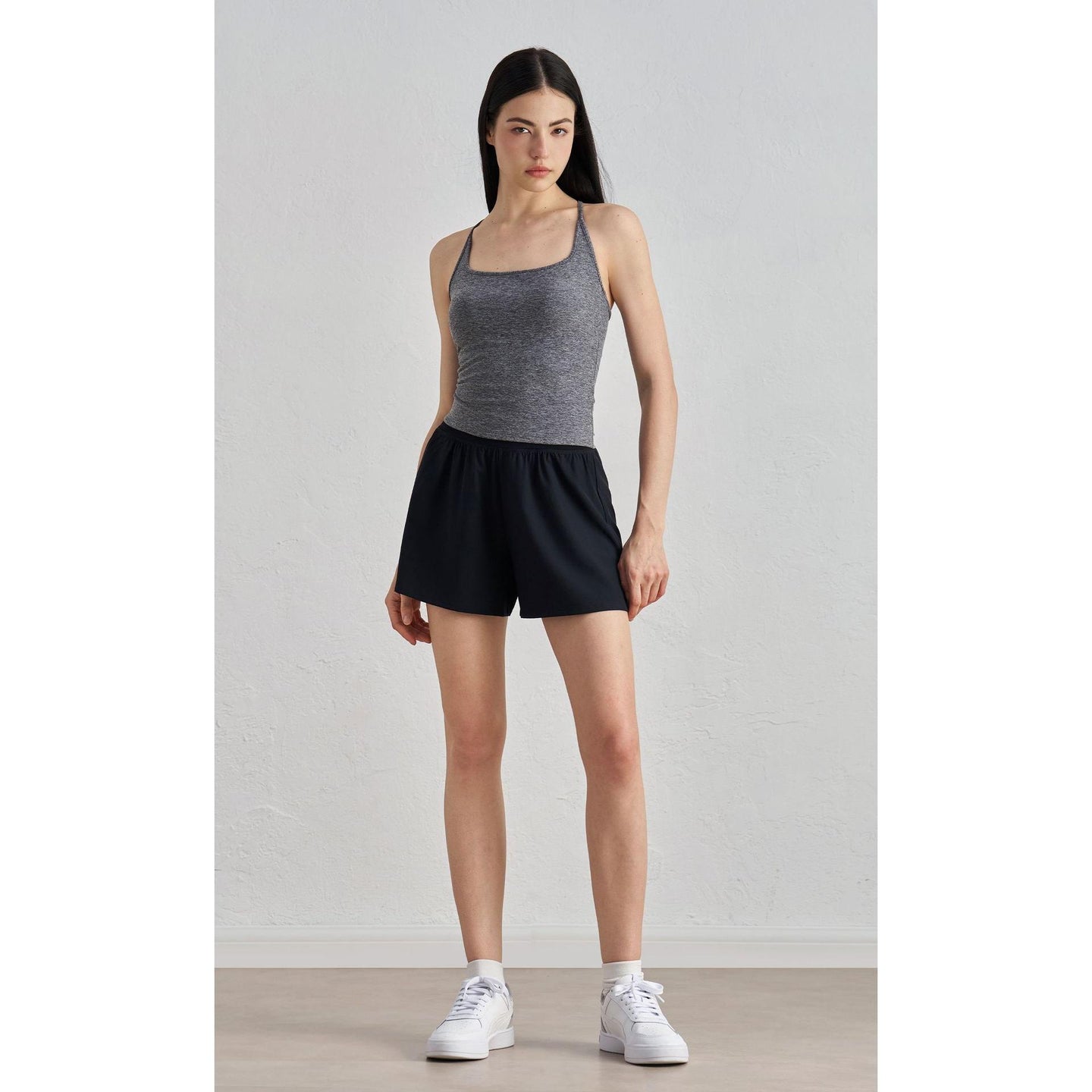 NUF sports underwear women's I-shaped vest with chest pad, tight and thin yoga Pilates fitness breathable top summer