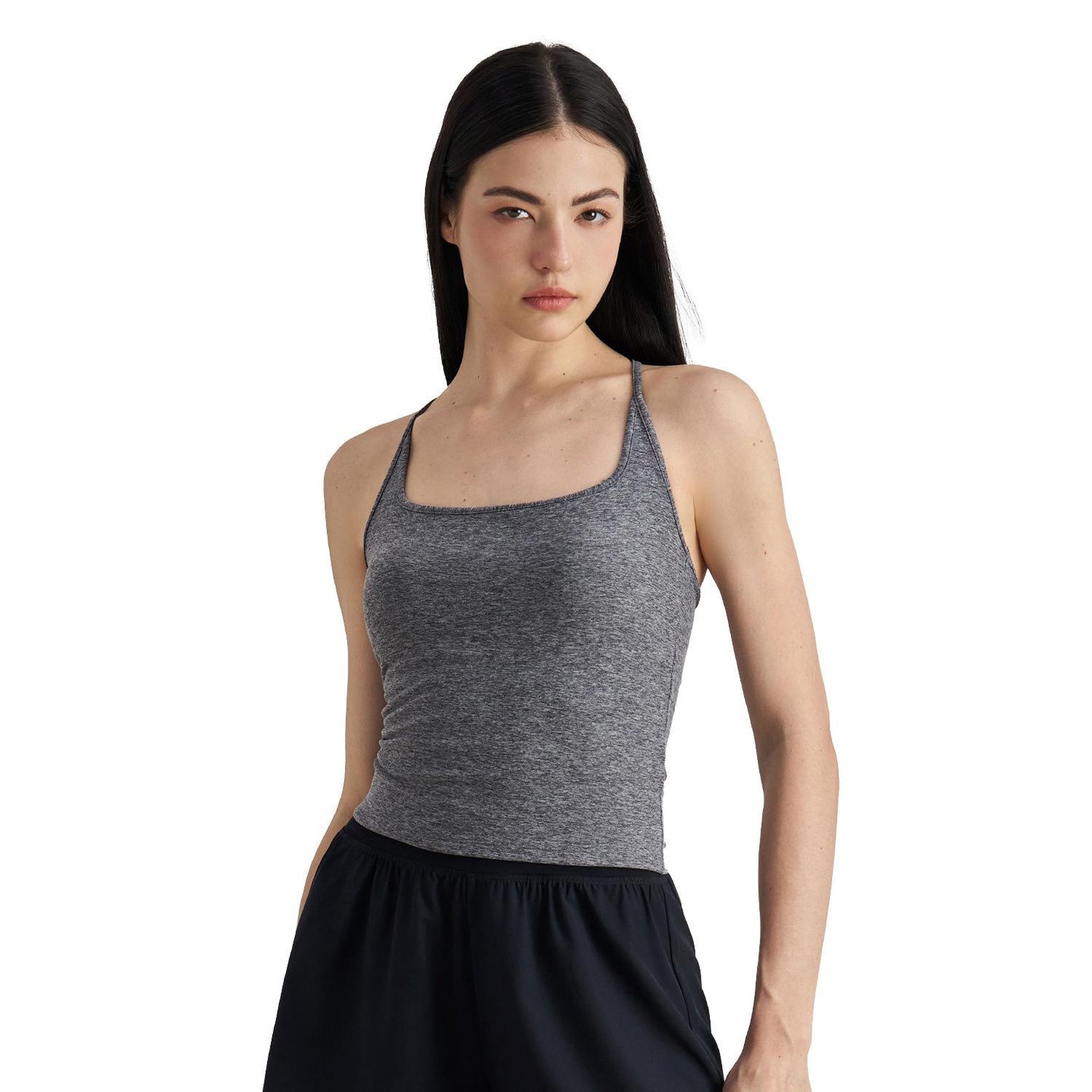 NUF sports underwear women's I-shaped vest with chest pad, tight and thin yoga Pilates fitness breathable top summer