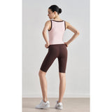 NULS youth nude color matching yoga underwear women's U-neck beautiful back outer wear sports vest summer sweet sister fitness bra