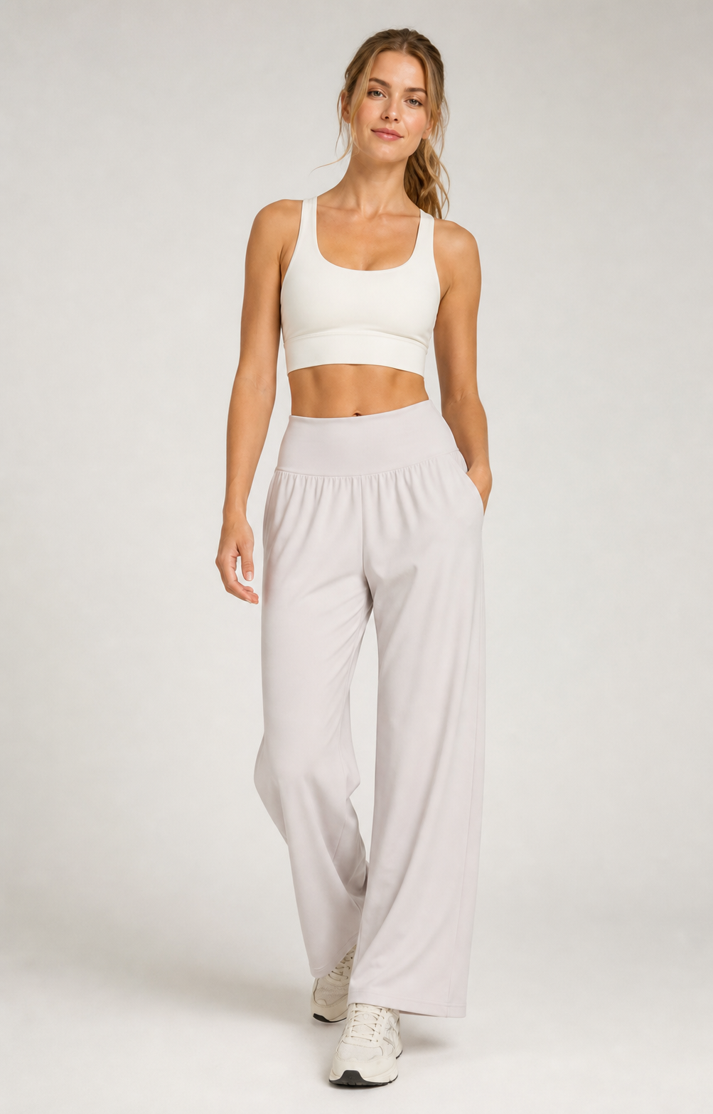 NULS High-Waisted Wide-Leg Pants