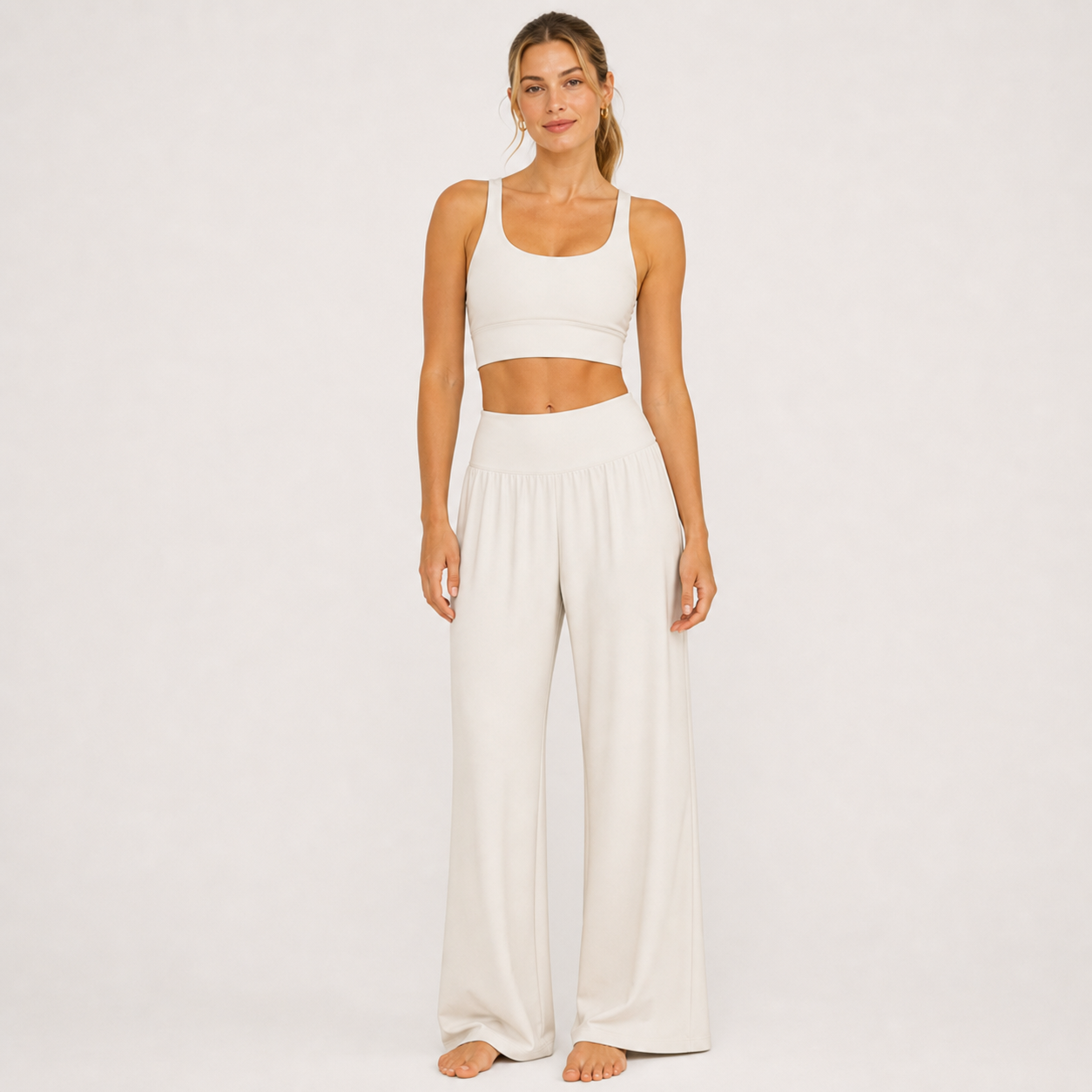NULS High-Waisted Wide-Leg Pants