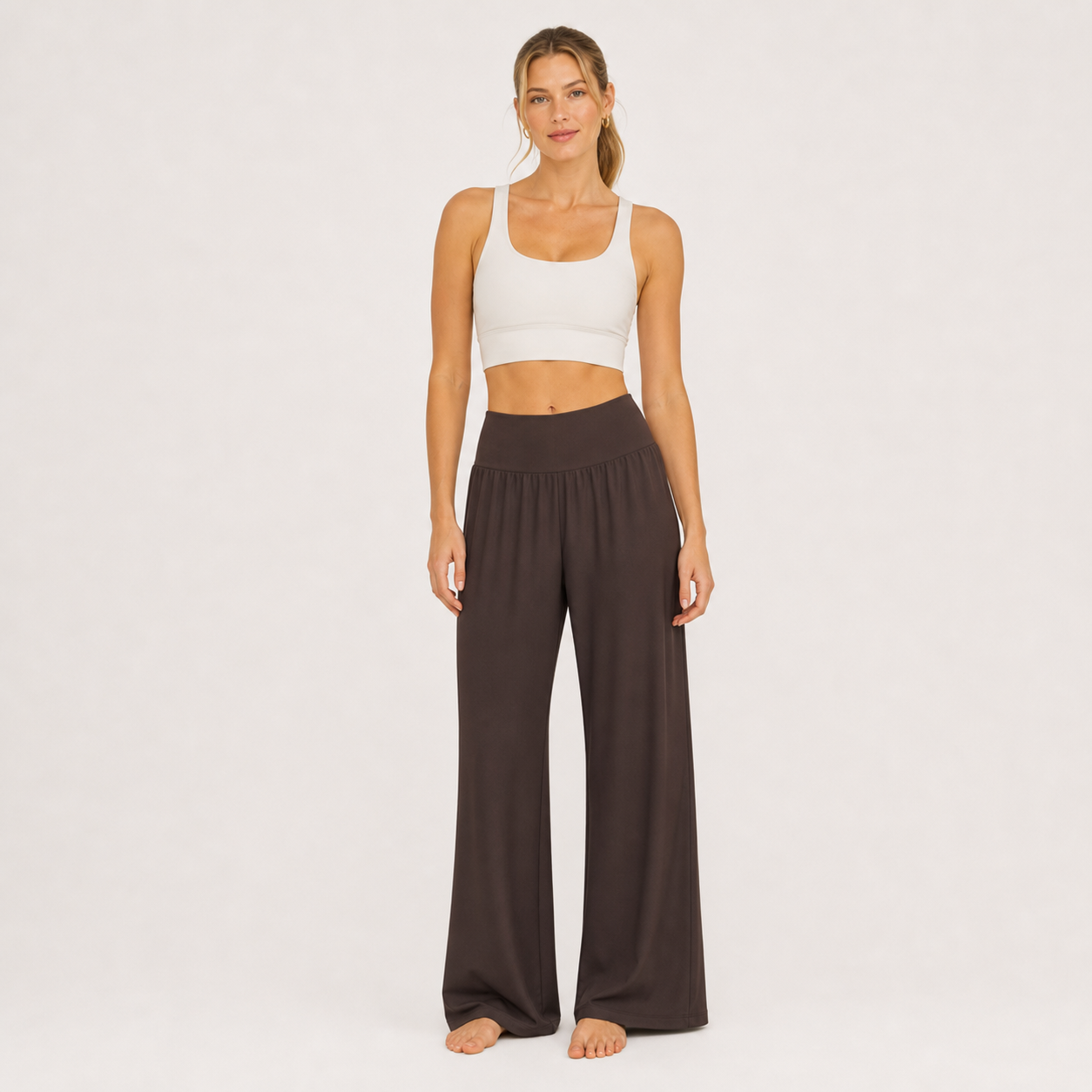 NULS High-Waisted Wide-Leg Pants