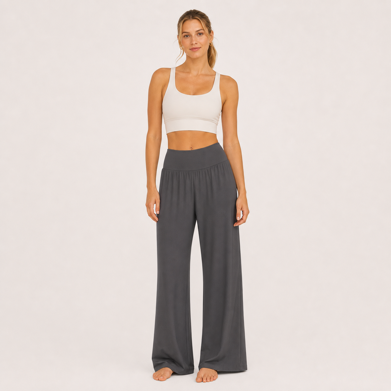 NULS High-Waisted Wide-Leg Pants