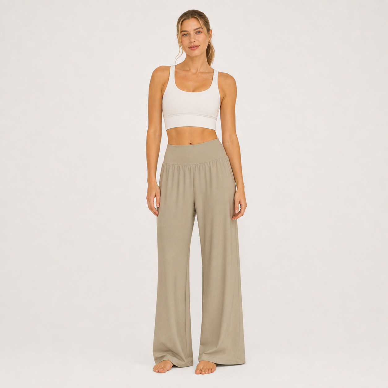 NULS High-Waisted Wide-Leg Pants