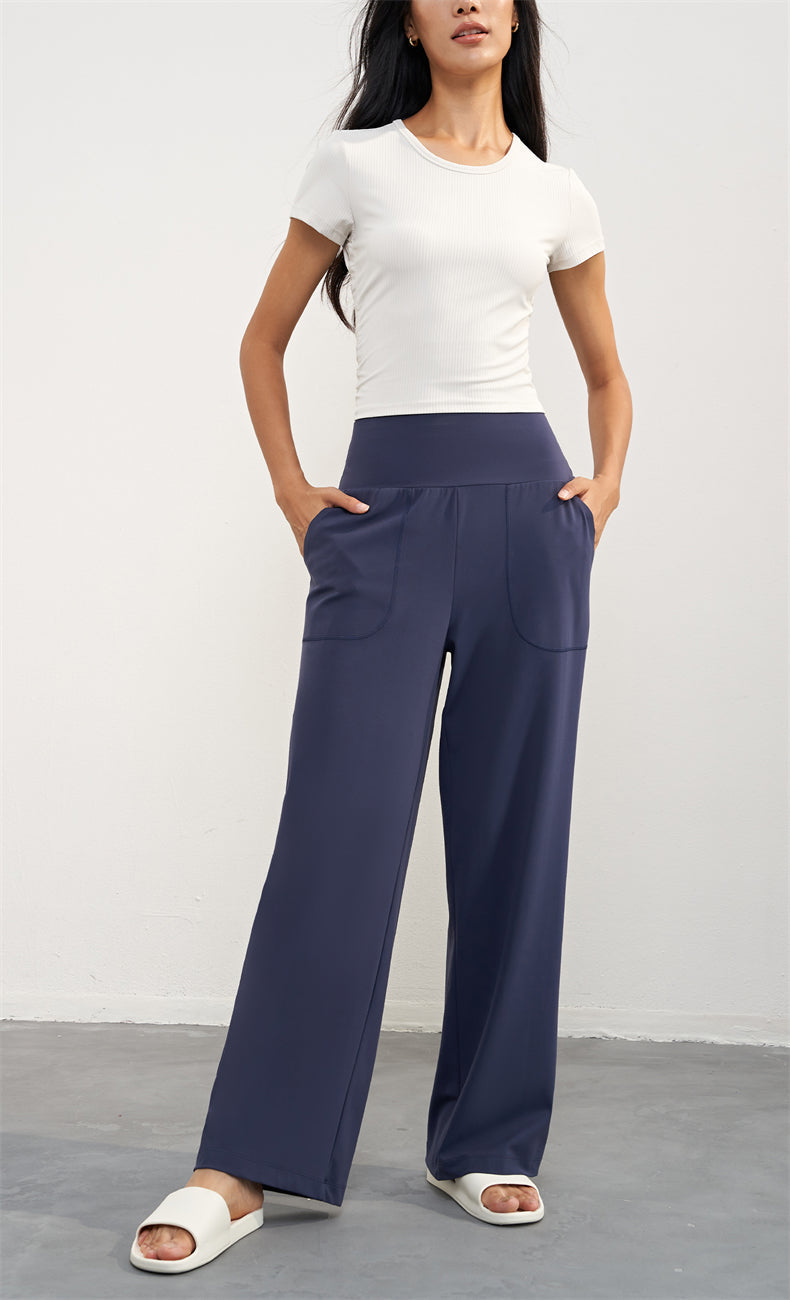 CloudSculpt Ribbed Tee main product view - Lepeins yoga top for yoga, Pilates and daily movement