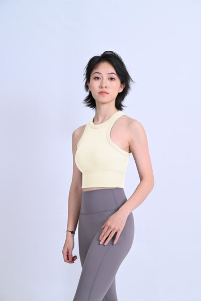 ContourFlex Tank: Seamless Sculpting Yoga Top