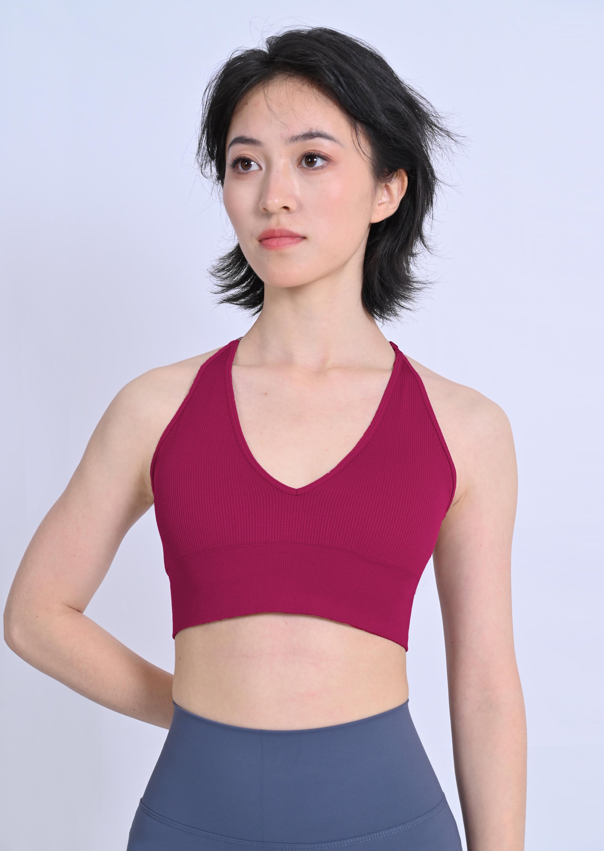 Adjustable Halter Yoga Bra