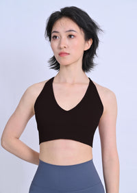 Adjustable Halter Yoga Bra