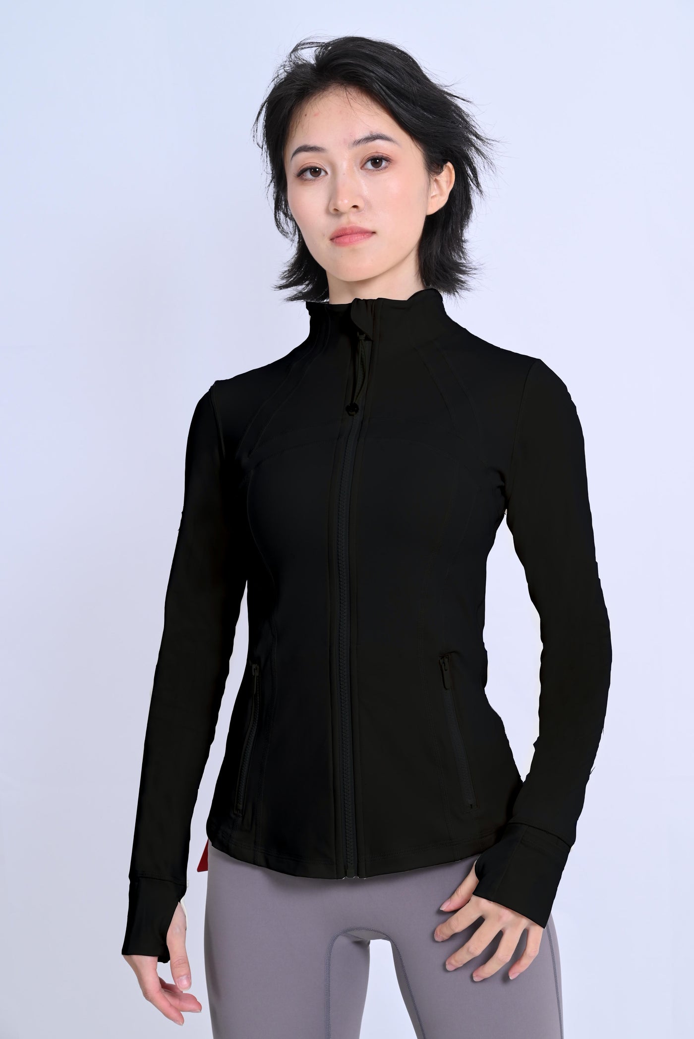 FlexFit Luxe: Thermal Seamless Yoga Jacket