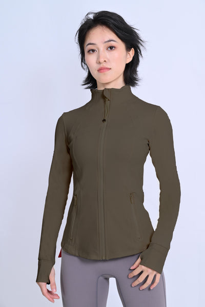 FlexFit Luxe: Thermal Seamless Yoga Jacket