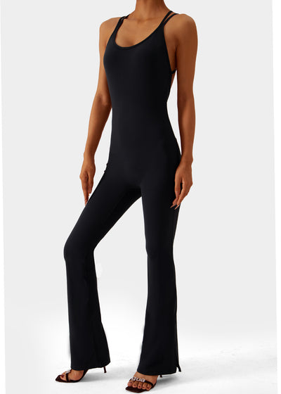 SculptFlex One-Piece: Flared Activewear Bodysuit