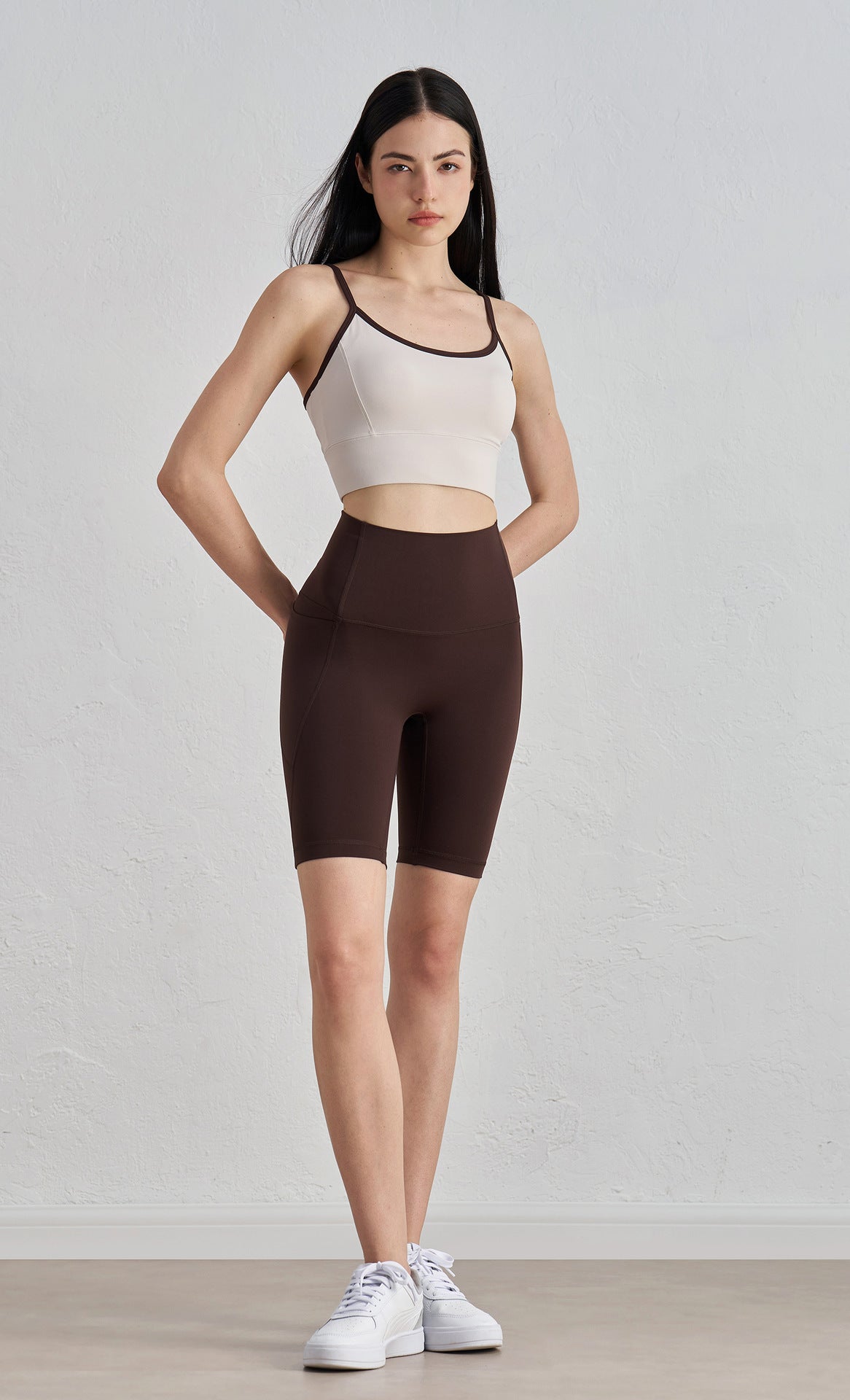 NULS Colorblock Studio Sports Bra studio styling - women's yoga activewear by Lepeins