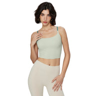 Contrasting color beauty back yoga vest versatile breathable sports underwear cross backless fitness bra slim yoga top