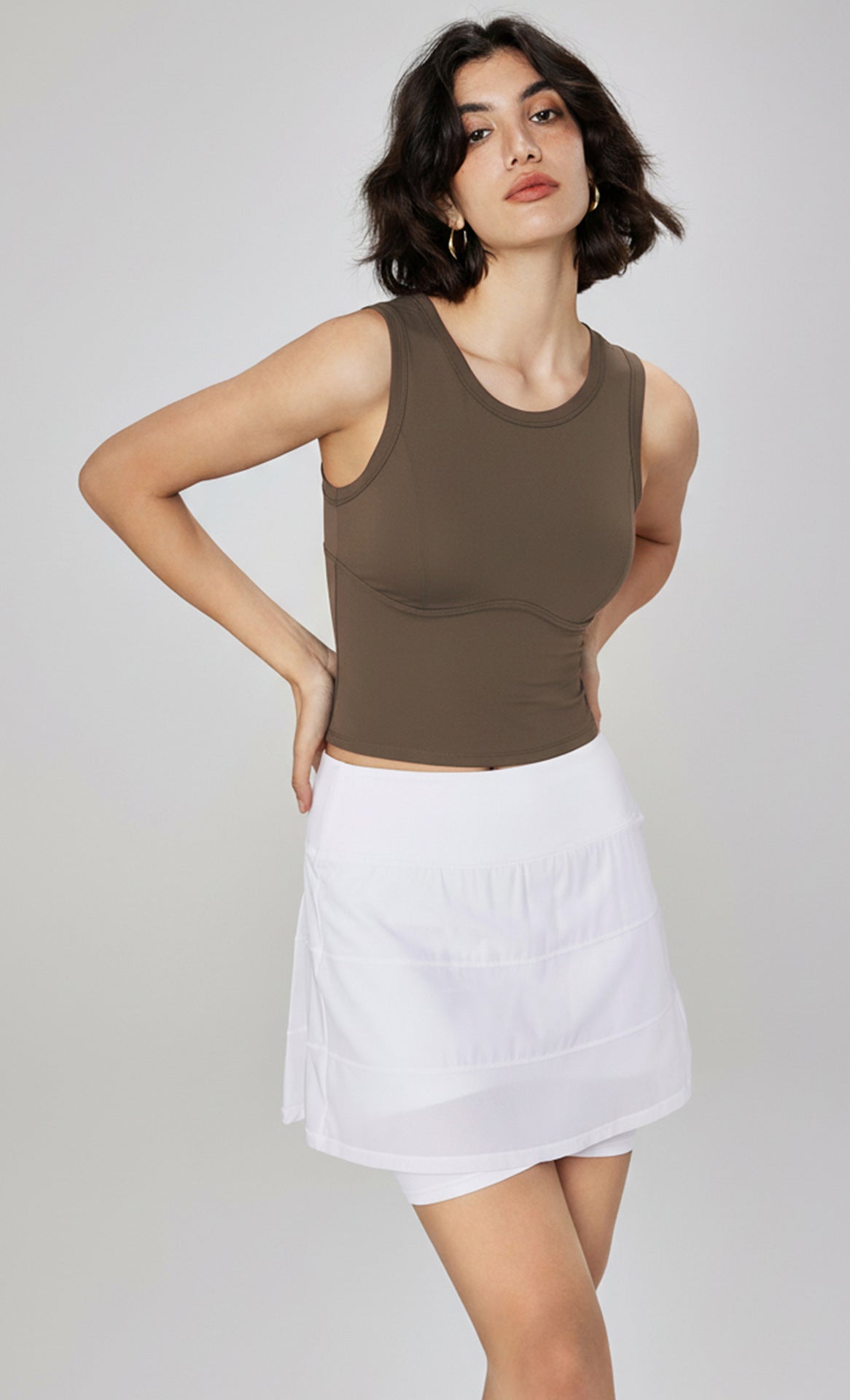 Yoga vest shock-proof fixed cup sleeveless fitness clothes women's high-intensity sports underwear with chest pads yoga clothes top