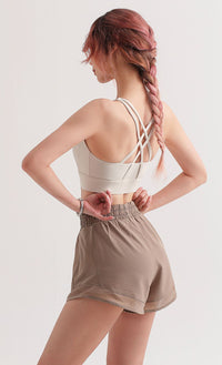 Zipper Sports Bra for Women - Shockproof Yoga Vest with Removable Pads