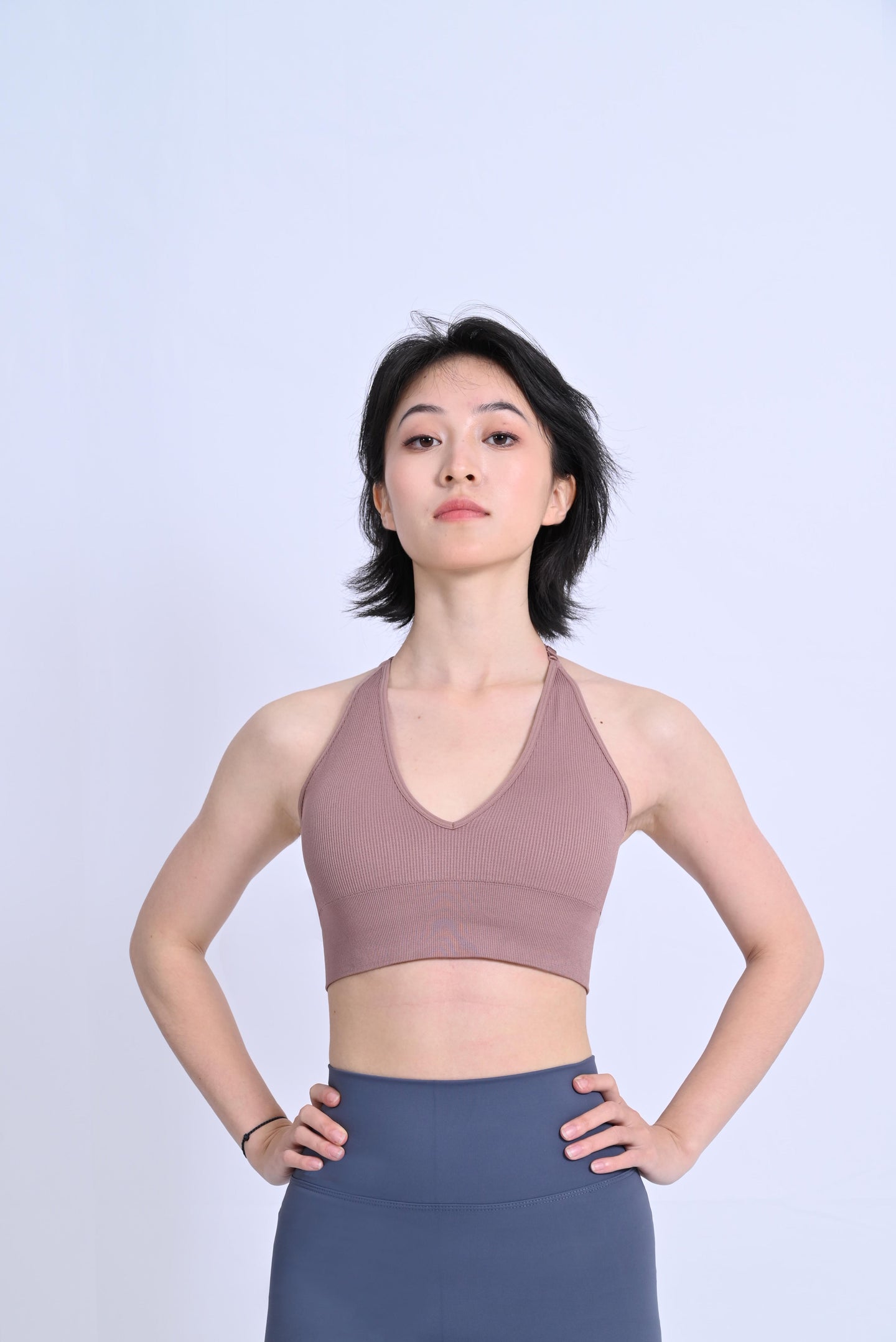 Adjustable Halter Yoga Bra