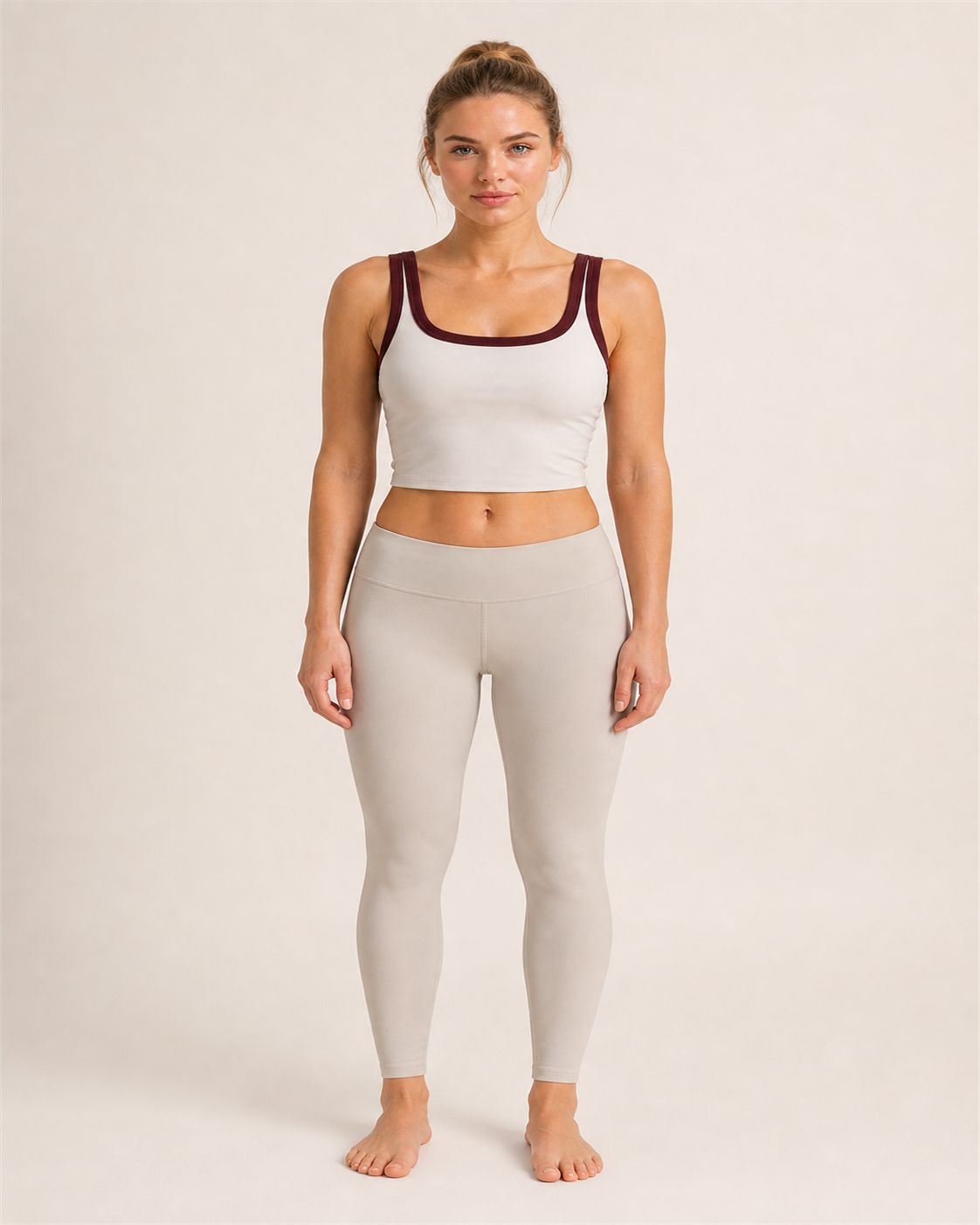 Color attribute image | NULS U-Neck Colorblock Sports Bra | Albumin Big Body Fight Ankola Red